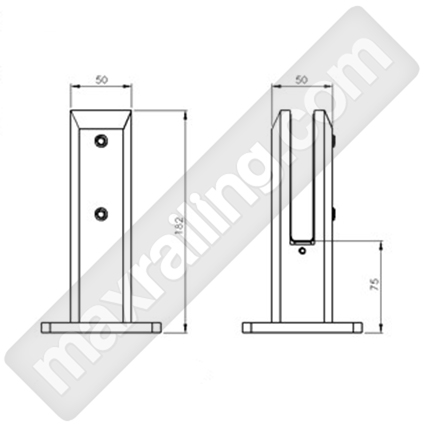 Styklodyrjach black cheren mat. Стъклодържач черен мат.